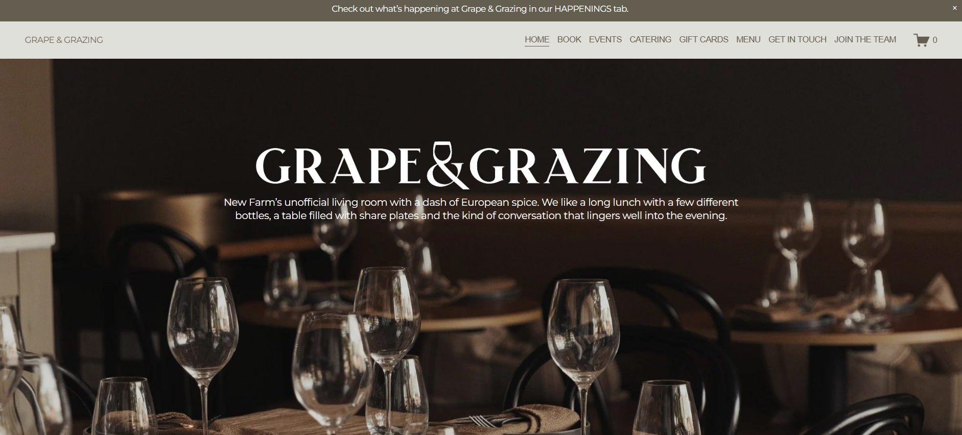 Grape and Grazing New Farm