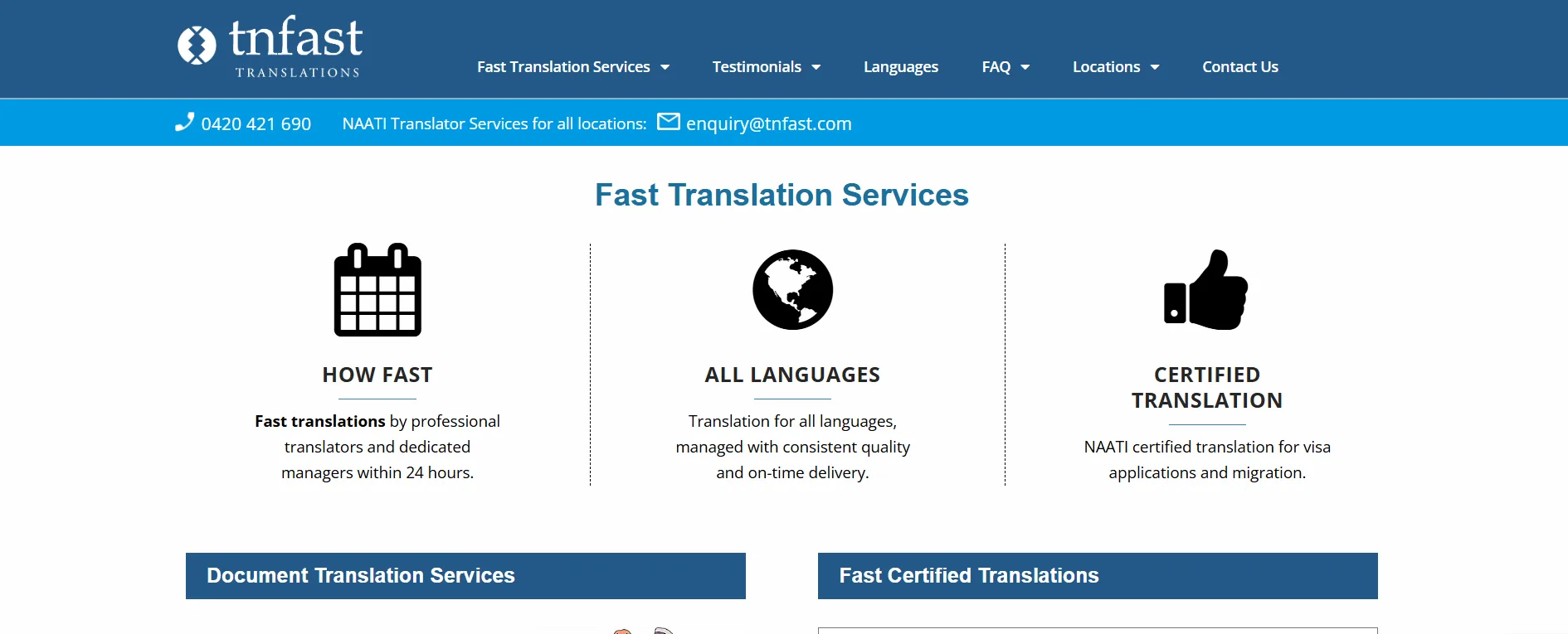 Tnfast Translations
